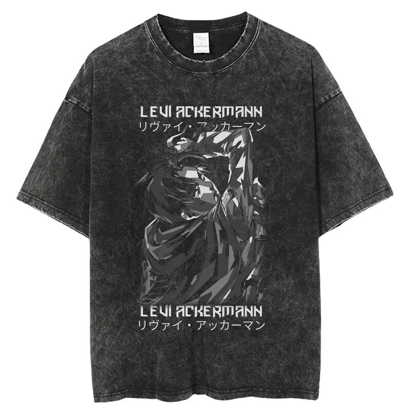 Attack on Titan Levi Ackerman Stoic Vintage T-Shirt