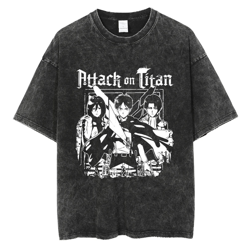 Attack on Titan Scout's Legacy Oversized Vintage T-Shirt