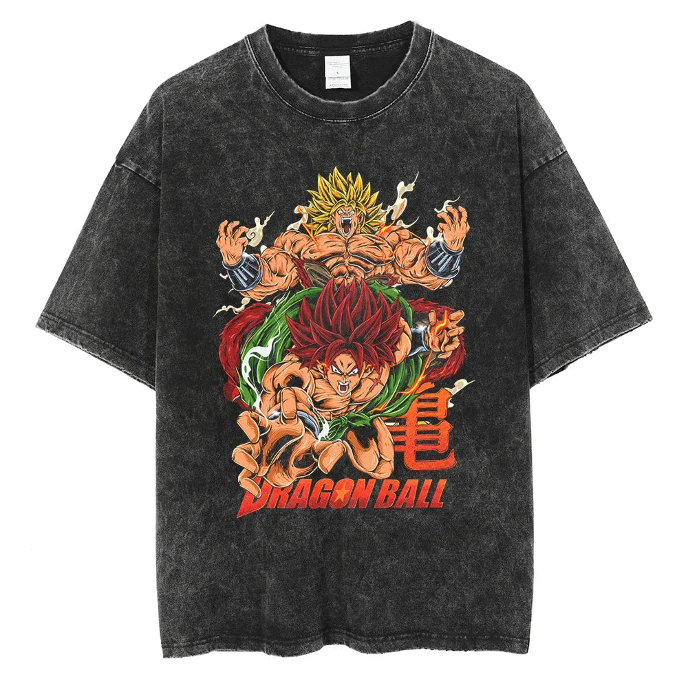 Dragon Ball Ultimate Duo Oversized Vintage T-Shirt
