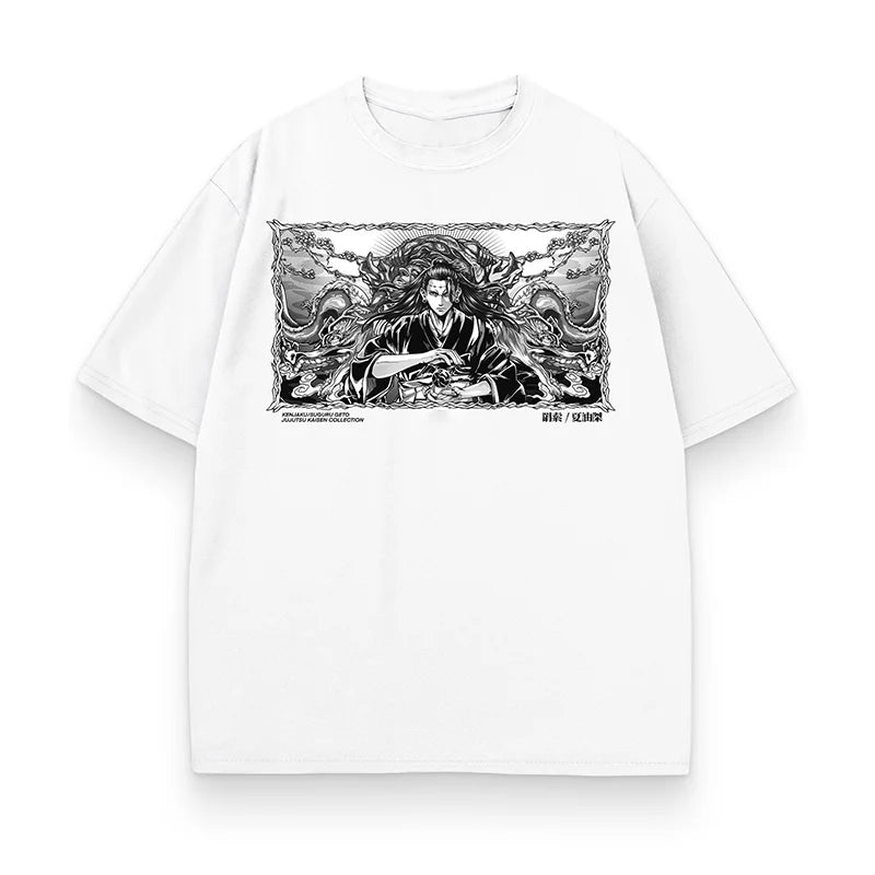 Jujutsu Kaisen Geto's Pride Oversized Graphic T-Shirt