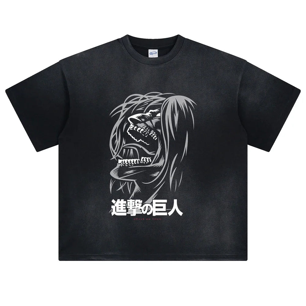 Attack on Titan Eren's Freedom Oversized Vintage T-Shirt
