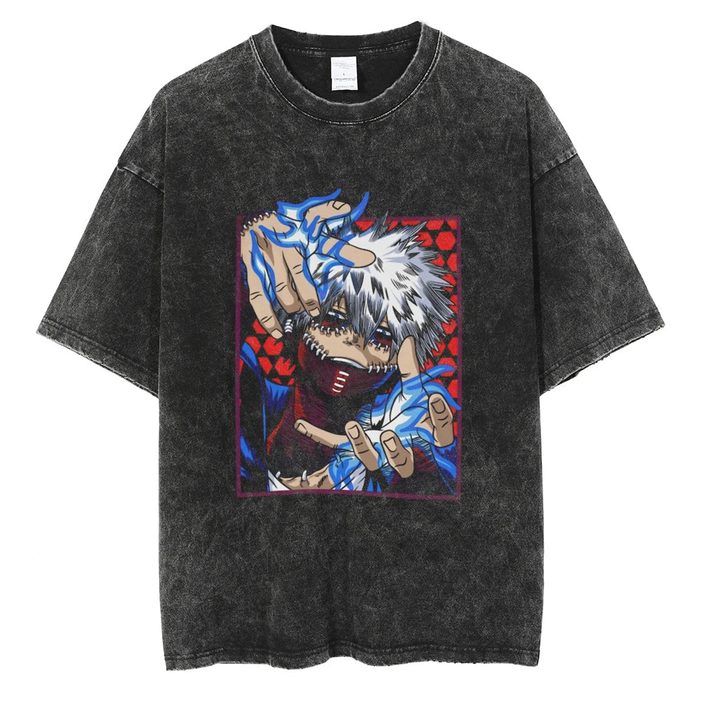 My Hero Academia Dabi's Inferno Oversized Vintage T-Shirt
