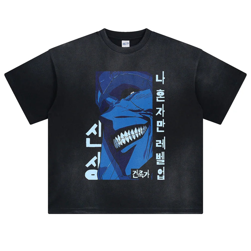 Solo Leveling Shadow's Path Vintage T-Shirt
