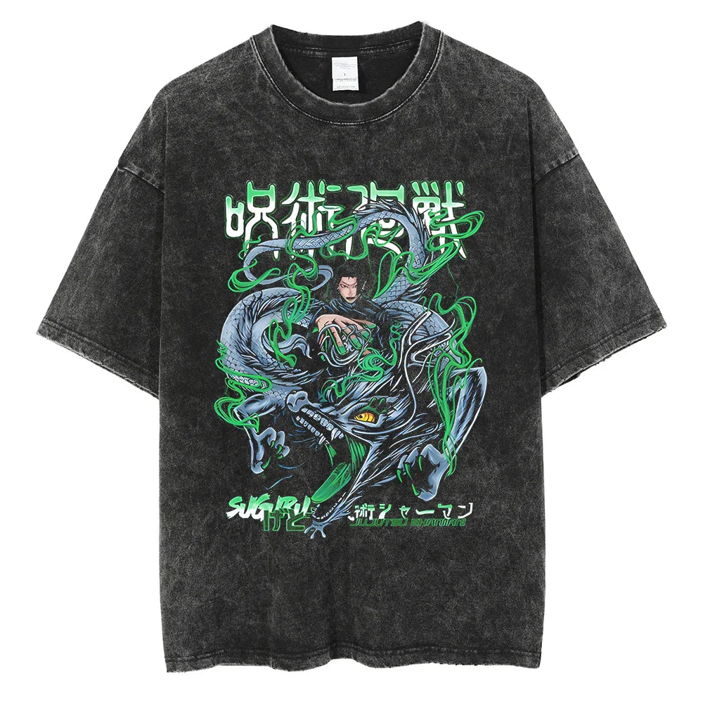 Jujutsu Kaisen Geto Spirit Channeler Vintage T-Shirt