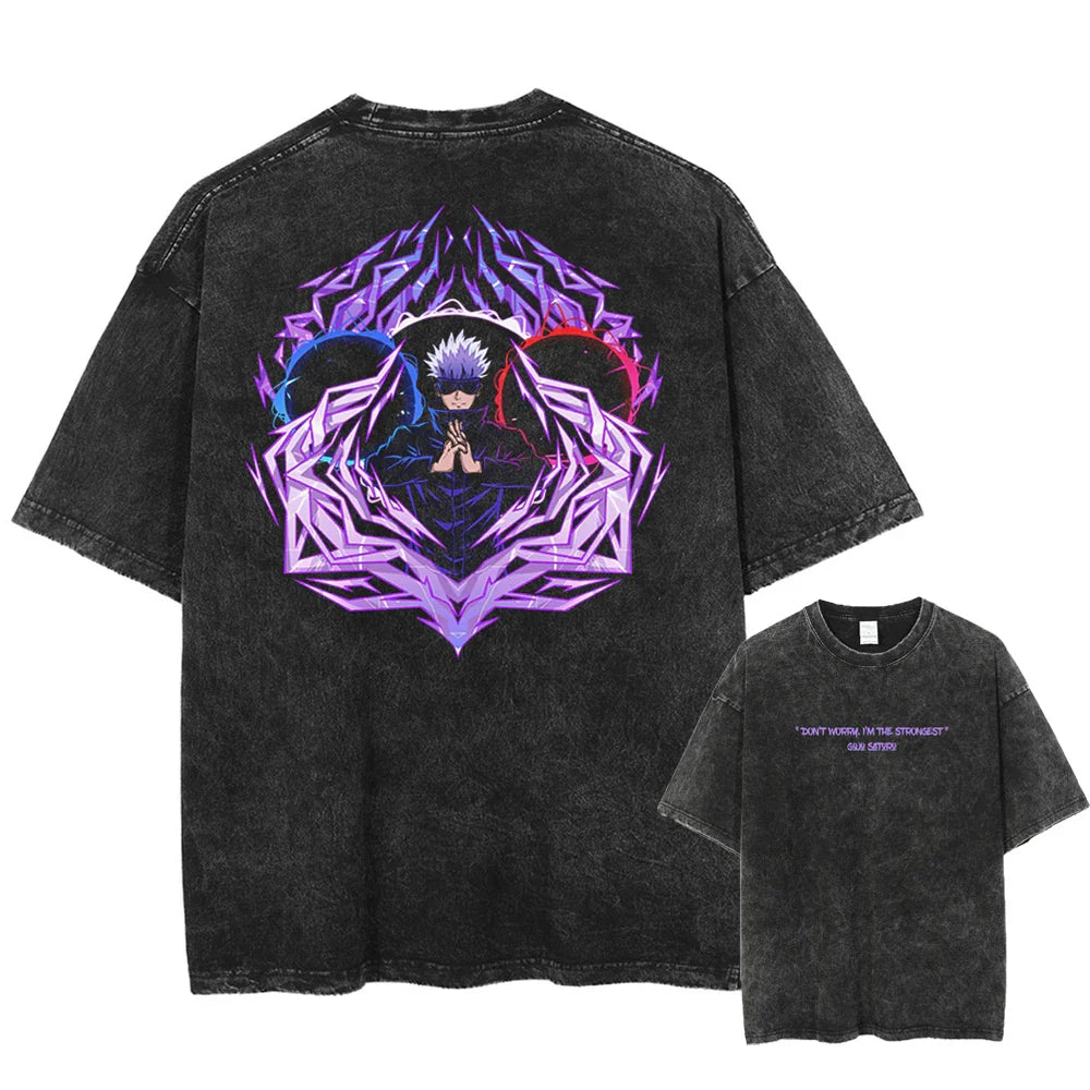Jujutsu Kaisen Gojo's Infinity Oversized Vintage T-Shirt