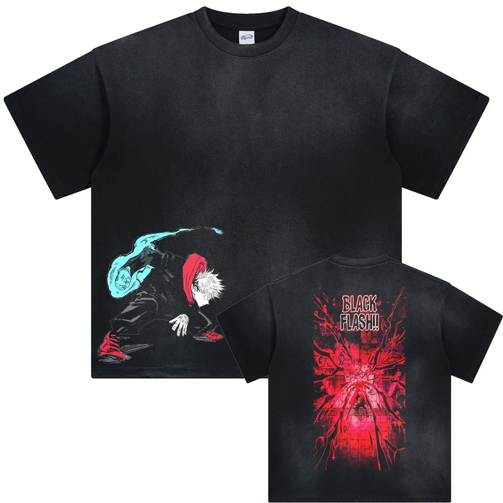 Jujutsu Kaisen Flash's Power Vintage T-Shirt