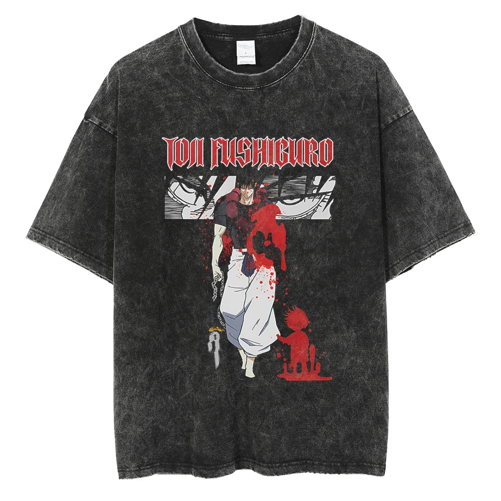 Jujutsu Kaisen Toji The Sorcerer’s Bane Oversized Vintage T-Shirt