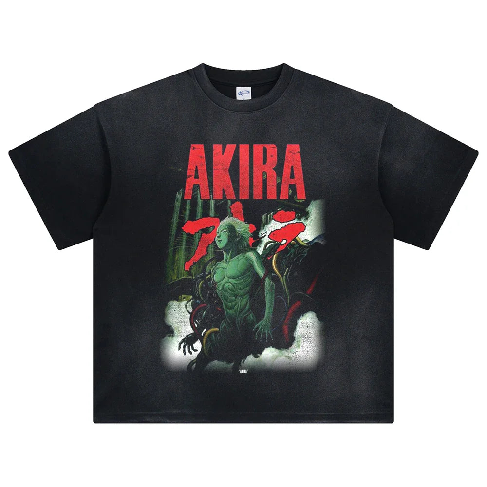 Akira Kaisuke's Statue Oversized Vintage T-Shirt