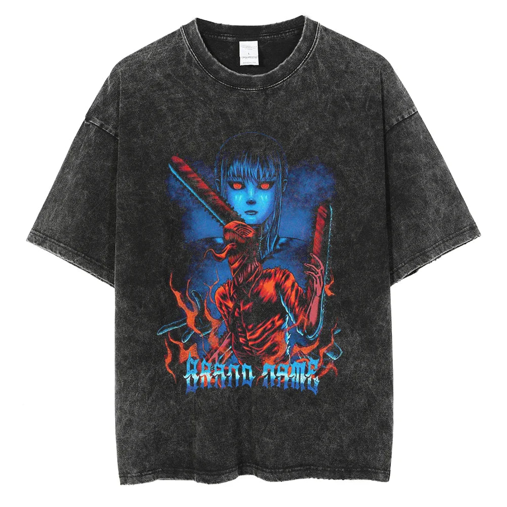 Chainsaw Man Retro Chainsaw Vintage T-Shirt