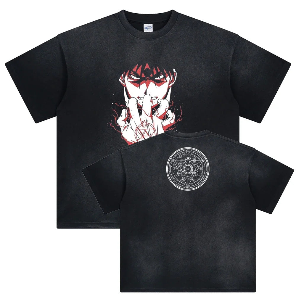 Hellsing Alucard's Hunt Oversized Vintage T-Shirt