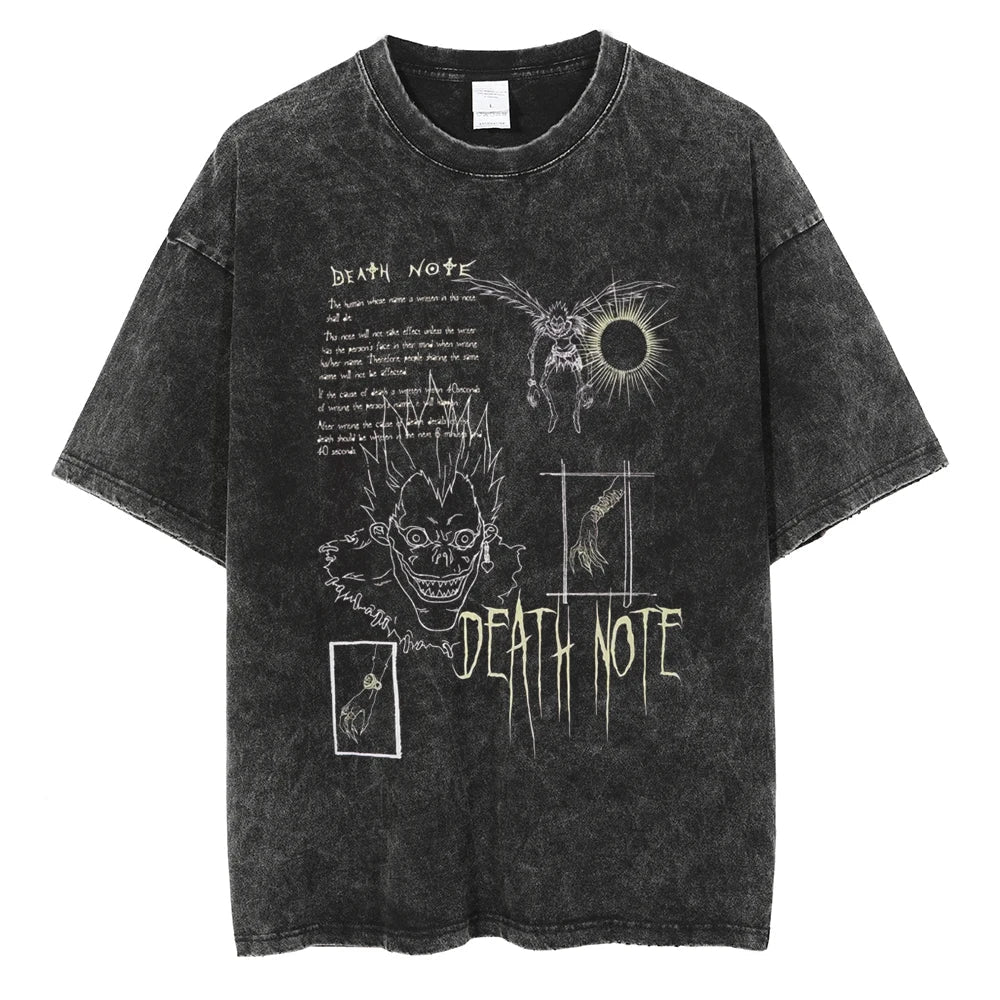 Death Note Ryuk's Wings Vintage T-Shirt
