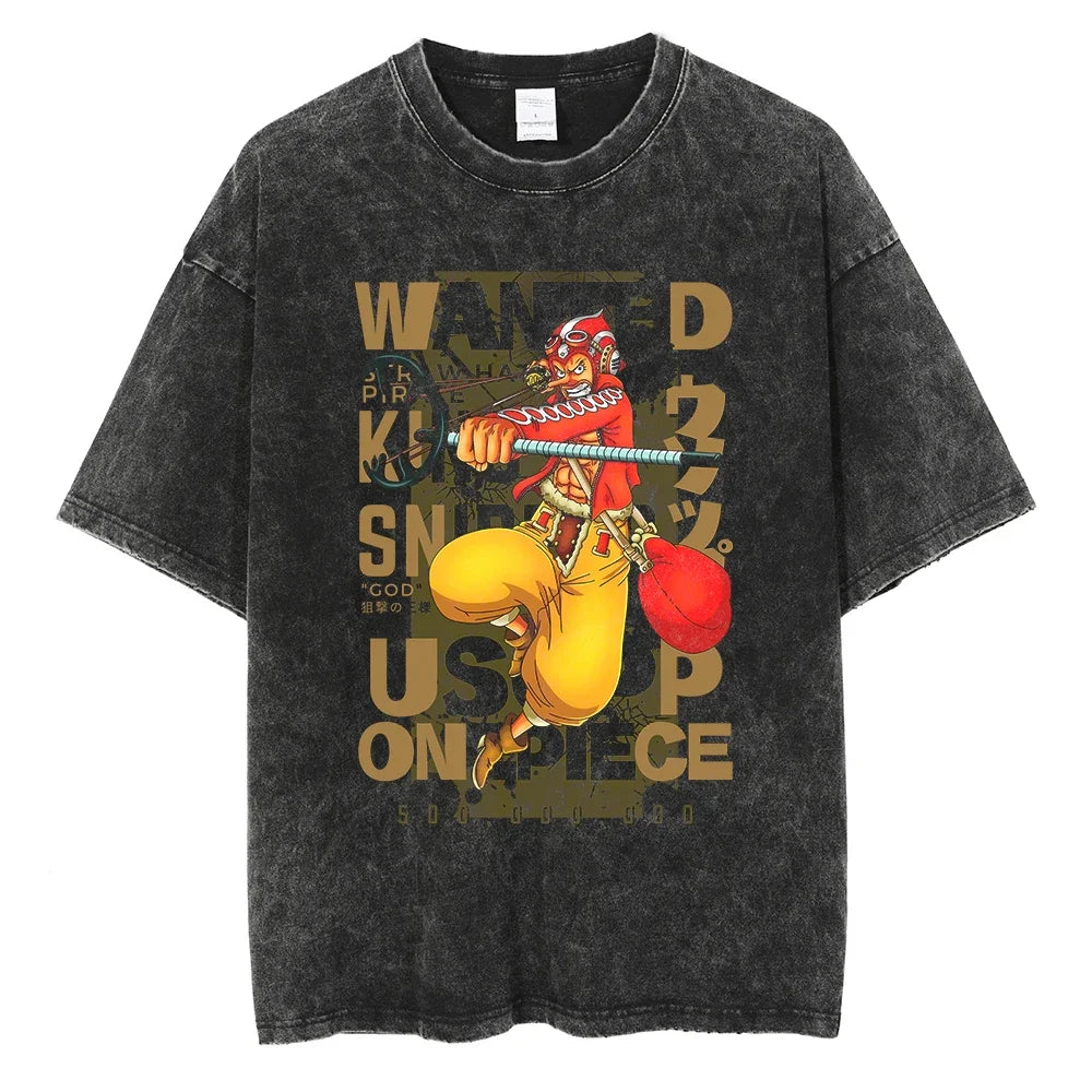 One Piece Chopper Kung Fu Caribou Vintage T-Shirt