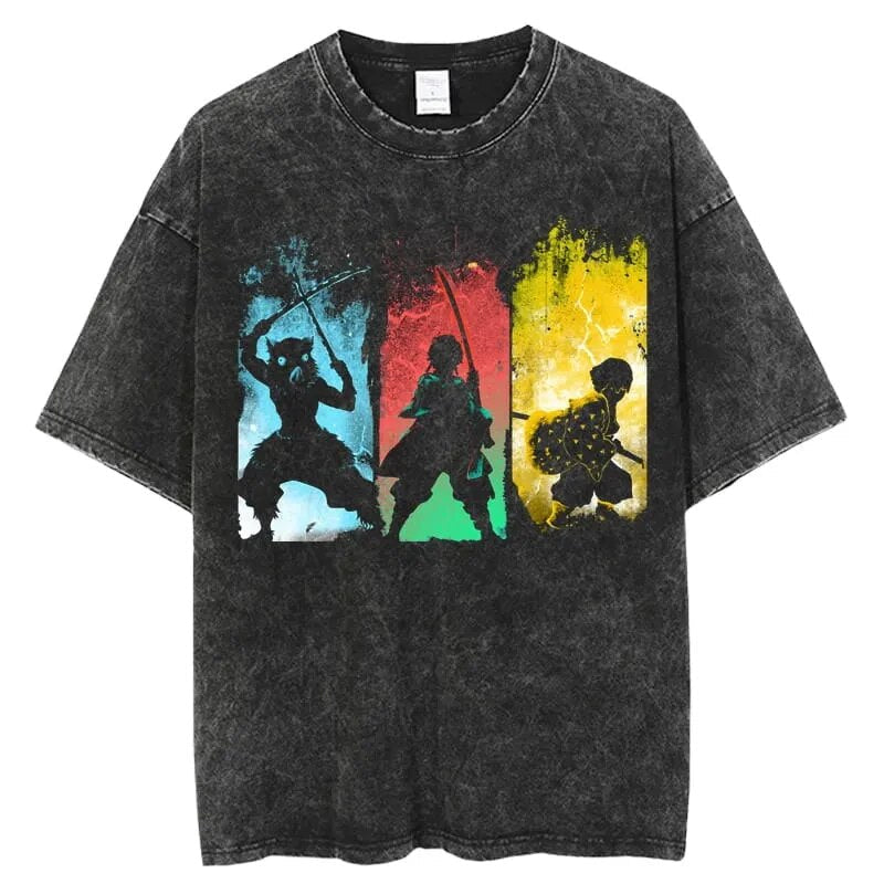 Demon Slayer Core Trio Vintage T-Shirt