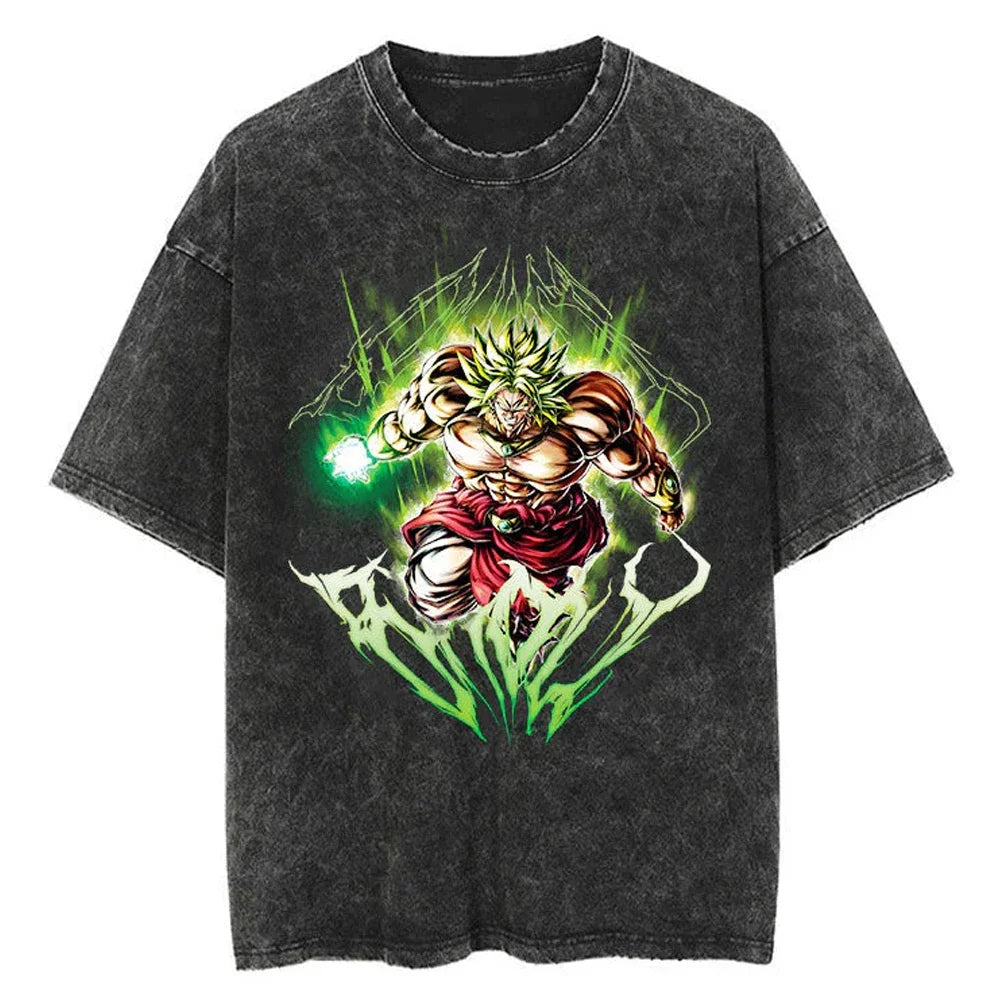 Dragon Ball Broly Legendary Berserker Oversized Vintage T-Shirt