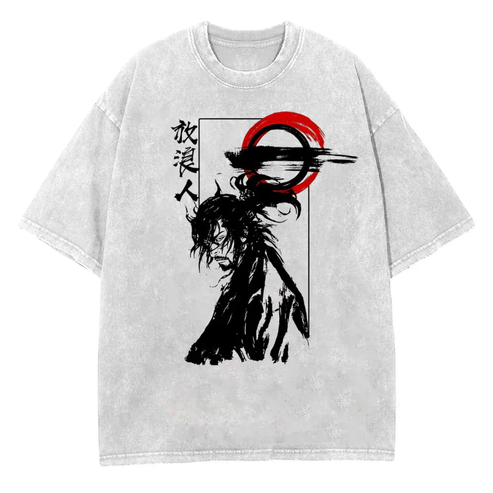 Vagabond Warrior's Path Oversized Vintage T-Shirt