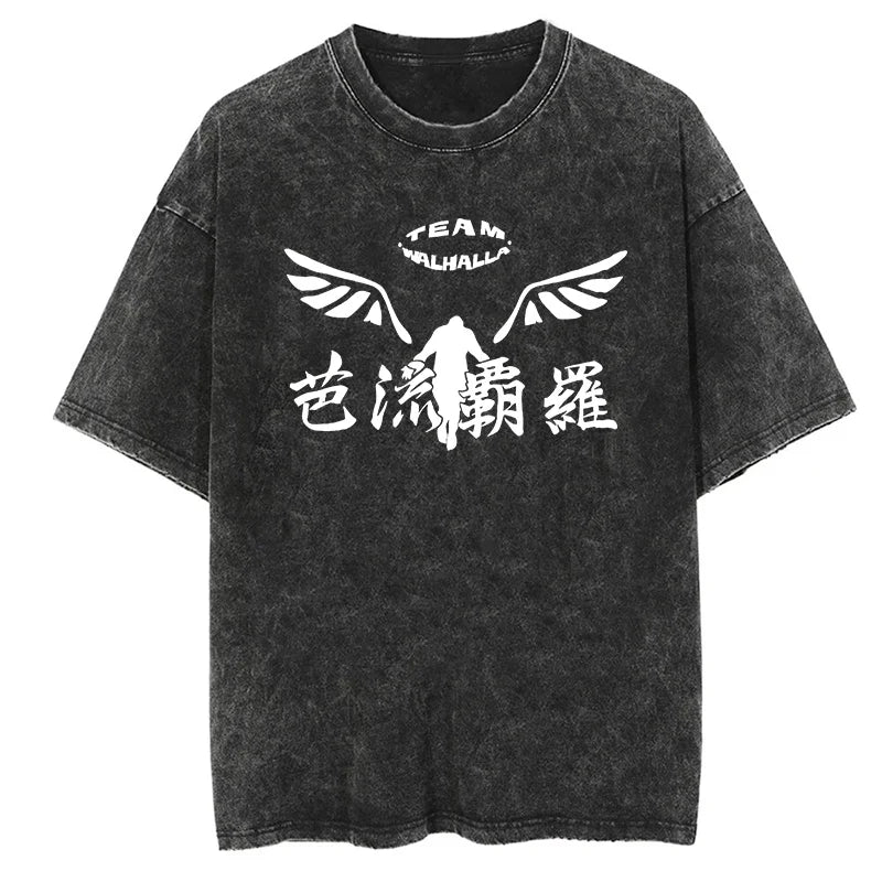 Tokyo Revengers Team Valhalla Oversized Vintage T-Shirt