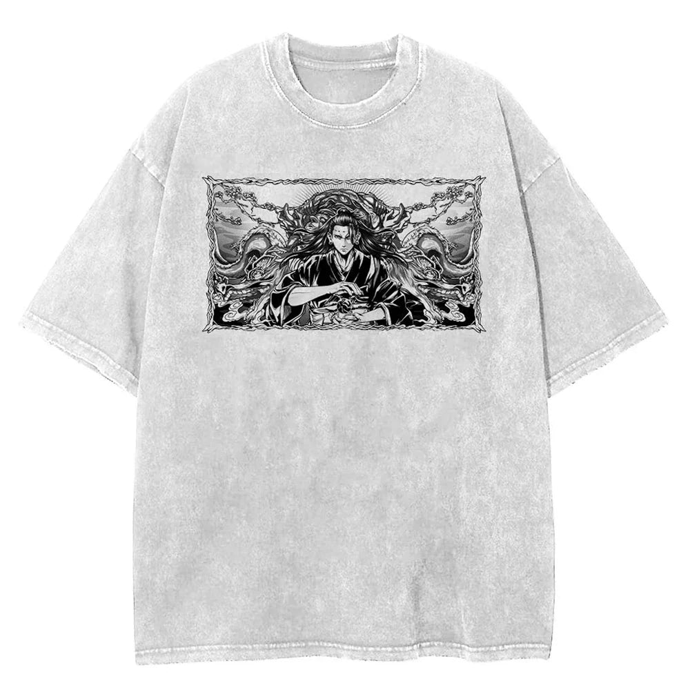 Jujutsu Kaisen Geto Cursed Technique Overlord Oversized Vintage T-Shirt