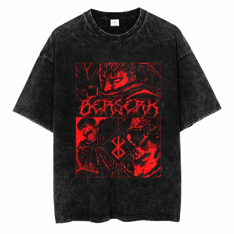 Berserk Iron Will Oversized Vintage T-Shirt