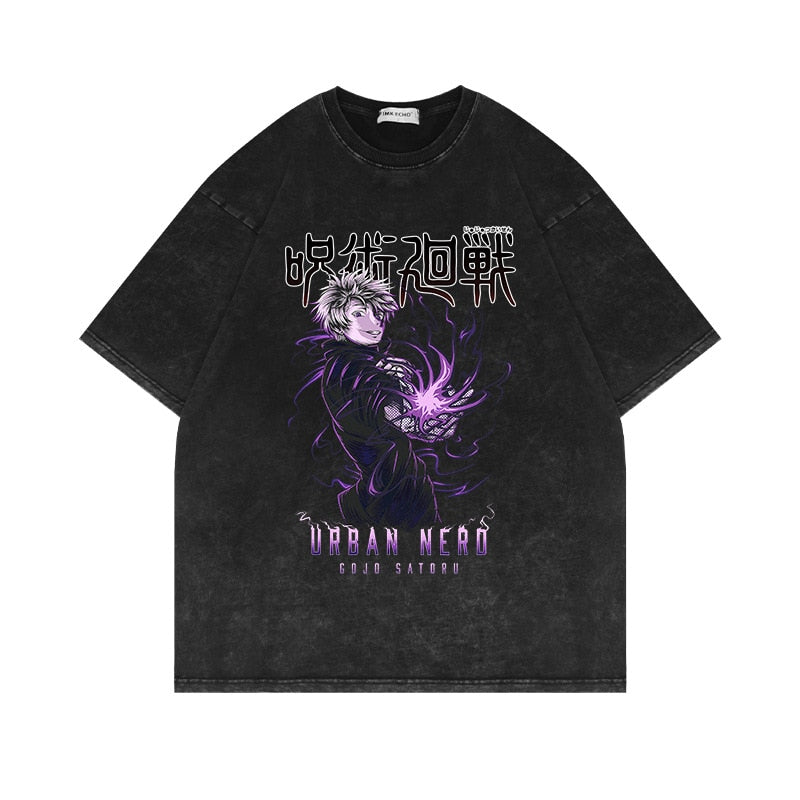 Jujutsu Kaisen Gojo Urban Nerd Vintage T-Shirt
