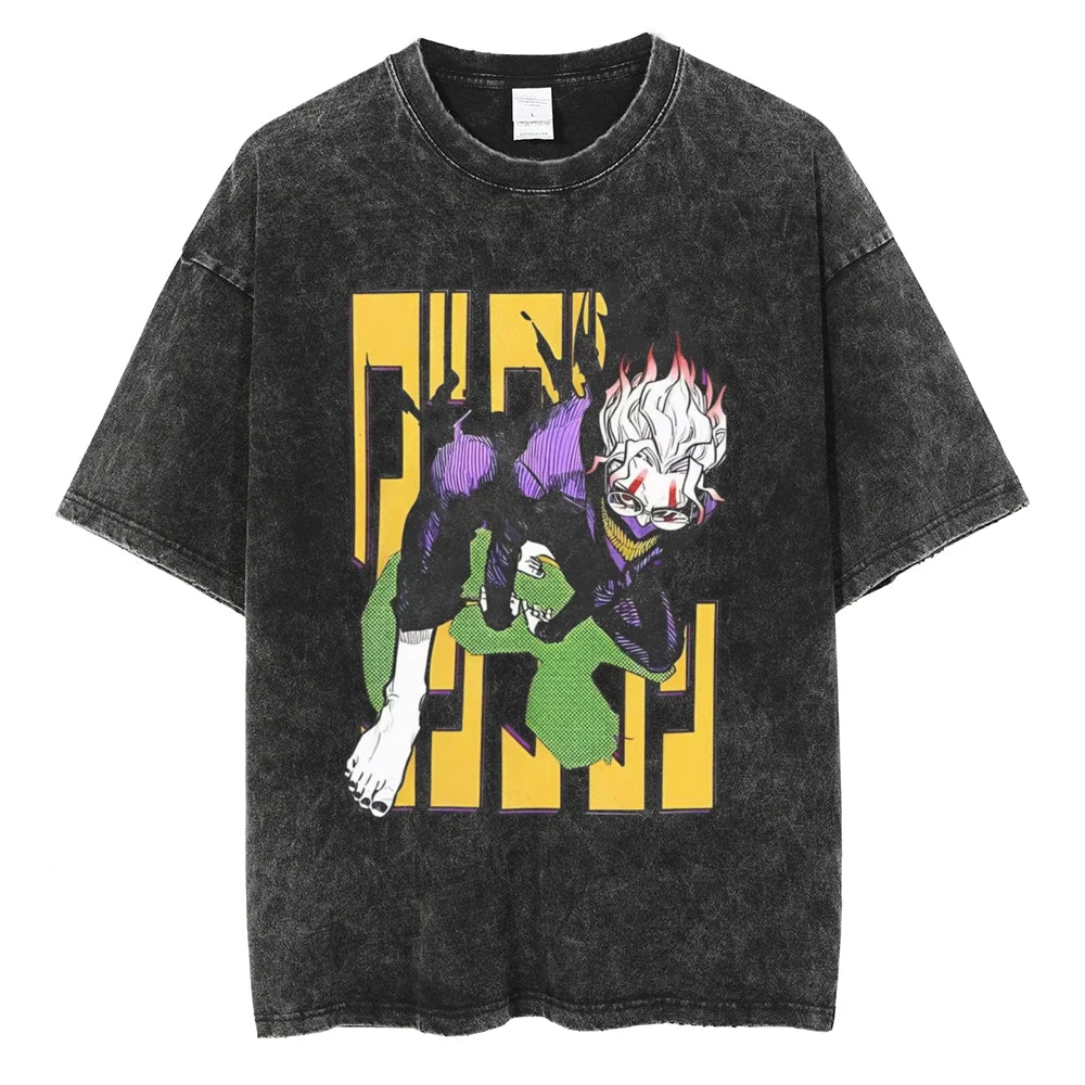 Dandadan Okarun's Path Oversized Vintage T-Shirt