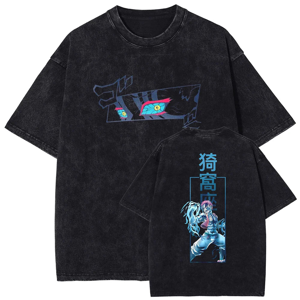 Demon Slayer Akaza's Demons Oversized Vintage T-Shirt