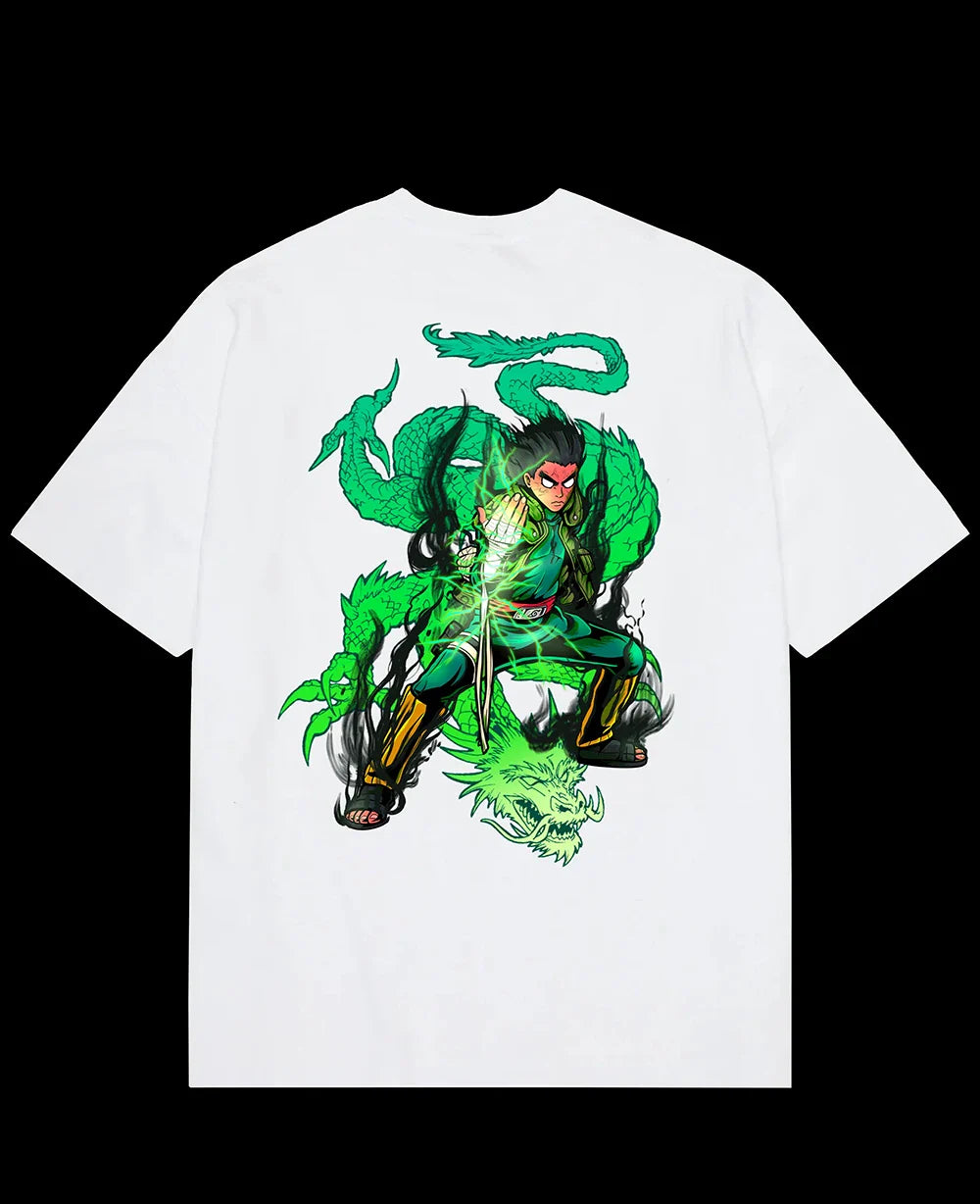 Naruto Lee's Power Oversized Graphic T-Shirt