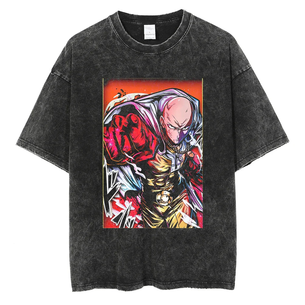 One Punch Man Saitama Hero for Fun Vintage T-Shirt