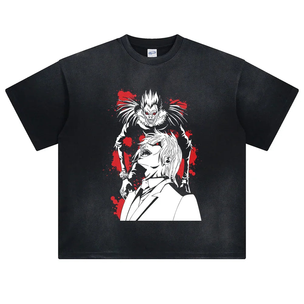 Death Note Divine Justice Oversized Vintage T-Shirt