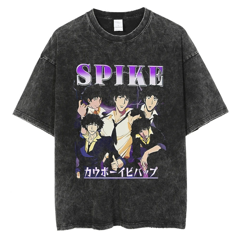 Cowboy Bebop Spike's Pride Oversized Vintage T-Shirt