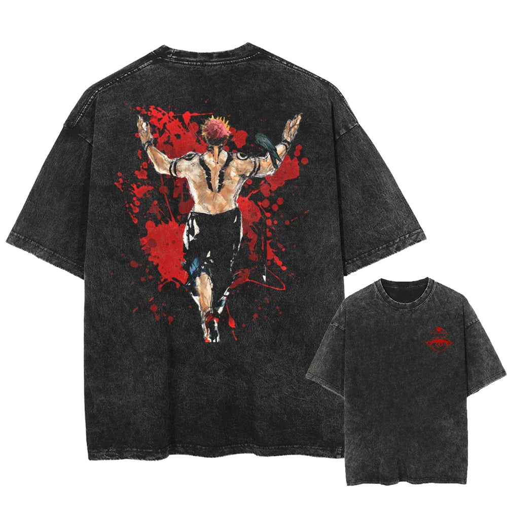 Jujutsu Kaisen Sukuna's Wrath Oversized T-Shirt