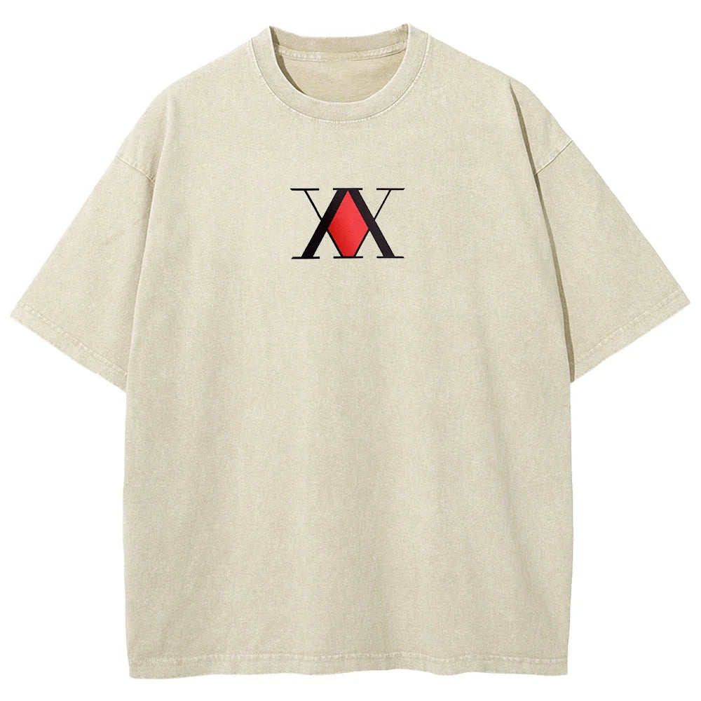 Hunter x Hunter Simple Logo Oversized Vintage Shirt