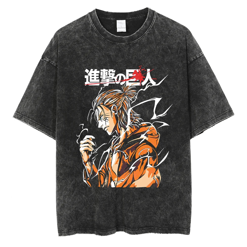 Attack on Titan Eren's Will Oversized Vintage T-Shirt