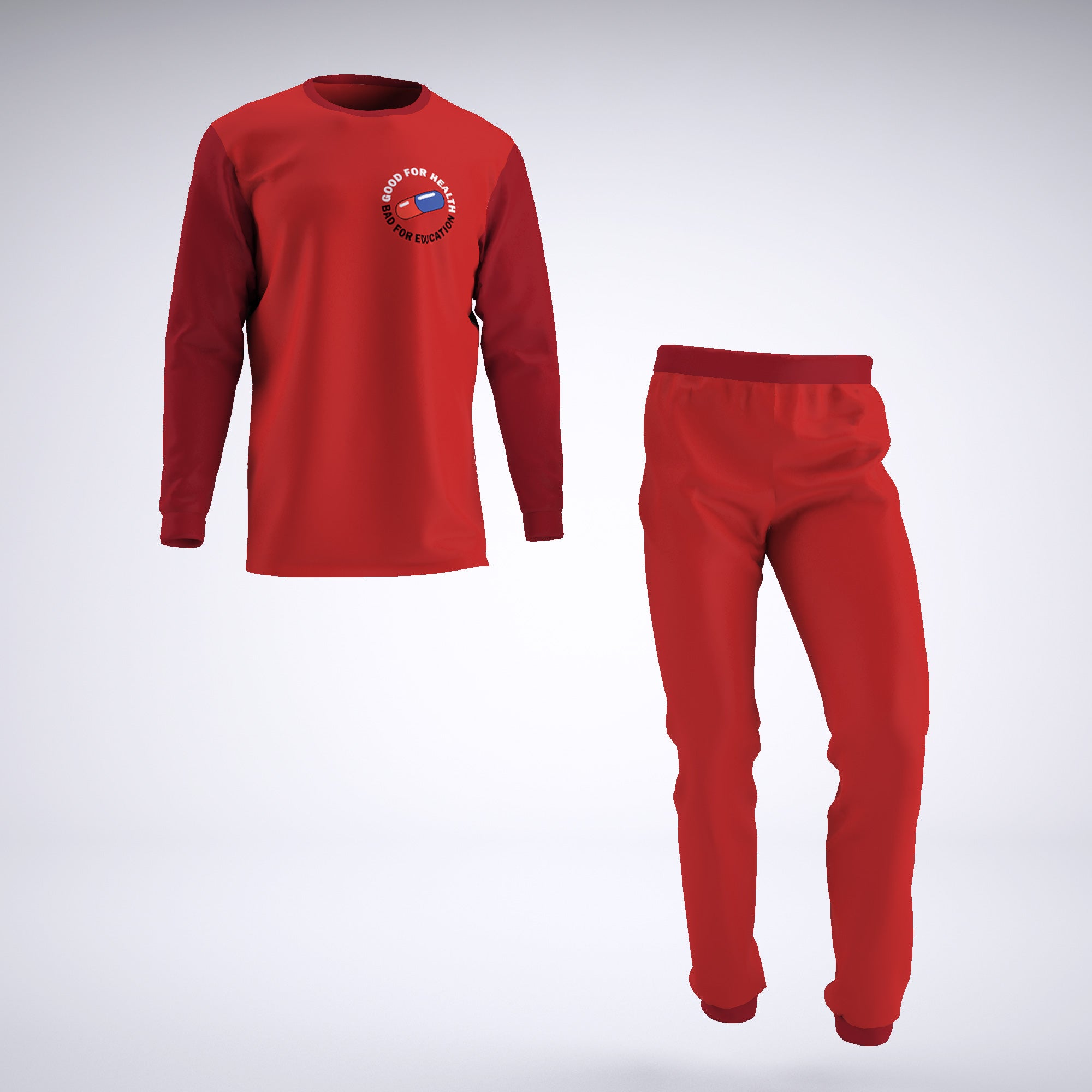 Akira Good Health Jacket Pajamas