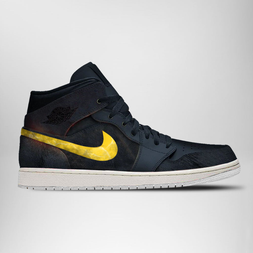 DC Black Adam Air Jordan 1 High Top Shoes