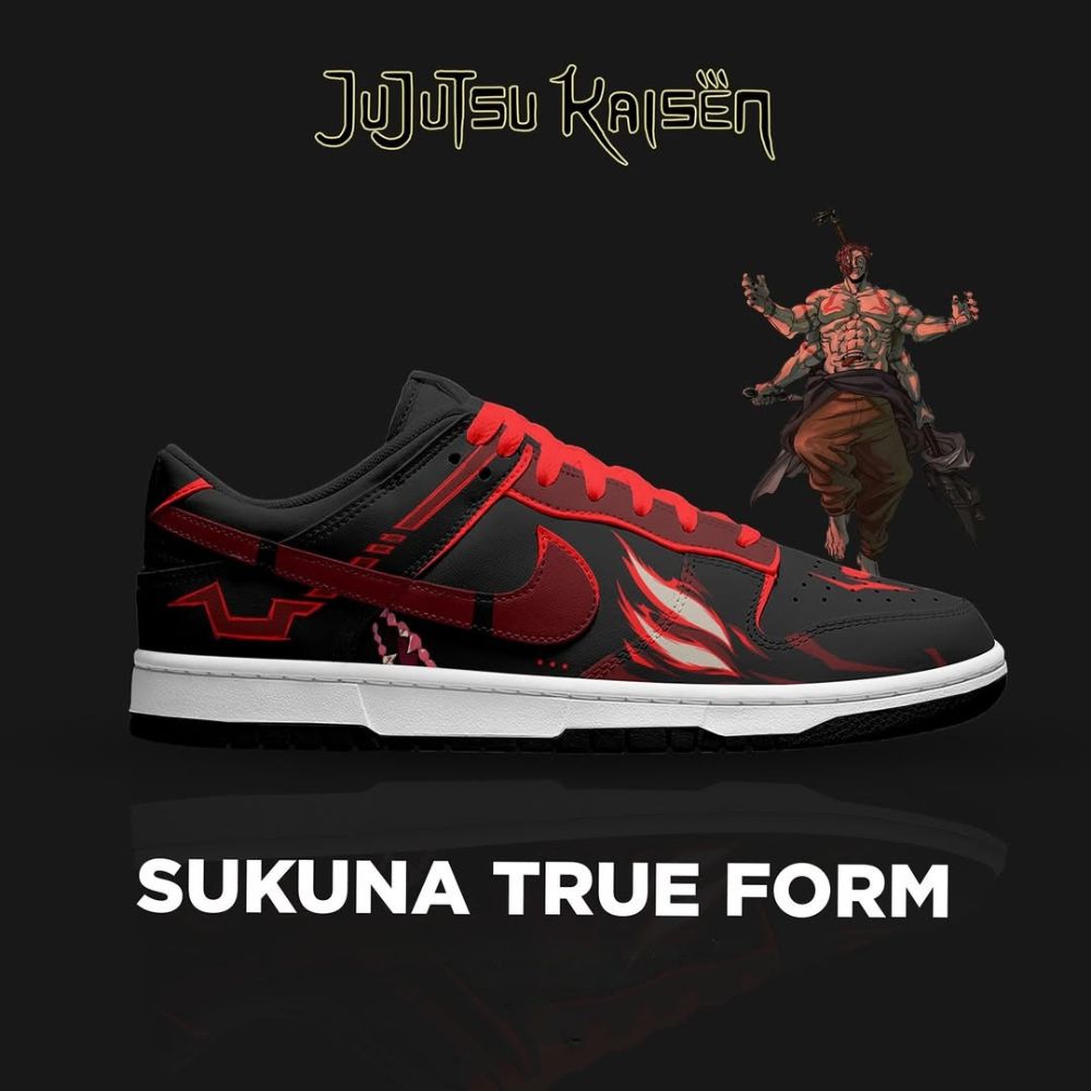 Sukuna True Form V.2 Jujutsu Kaisen Special Low Top Shoes