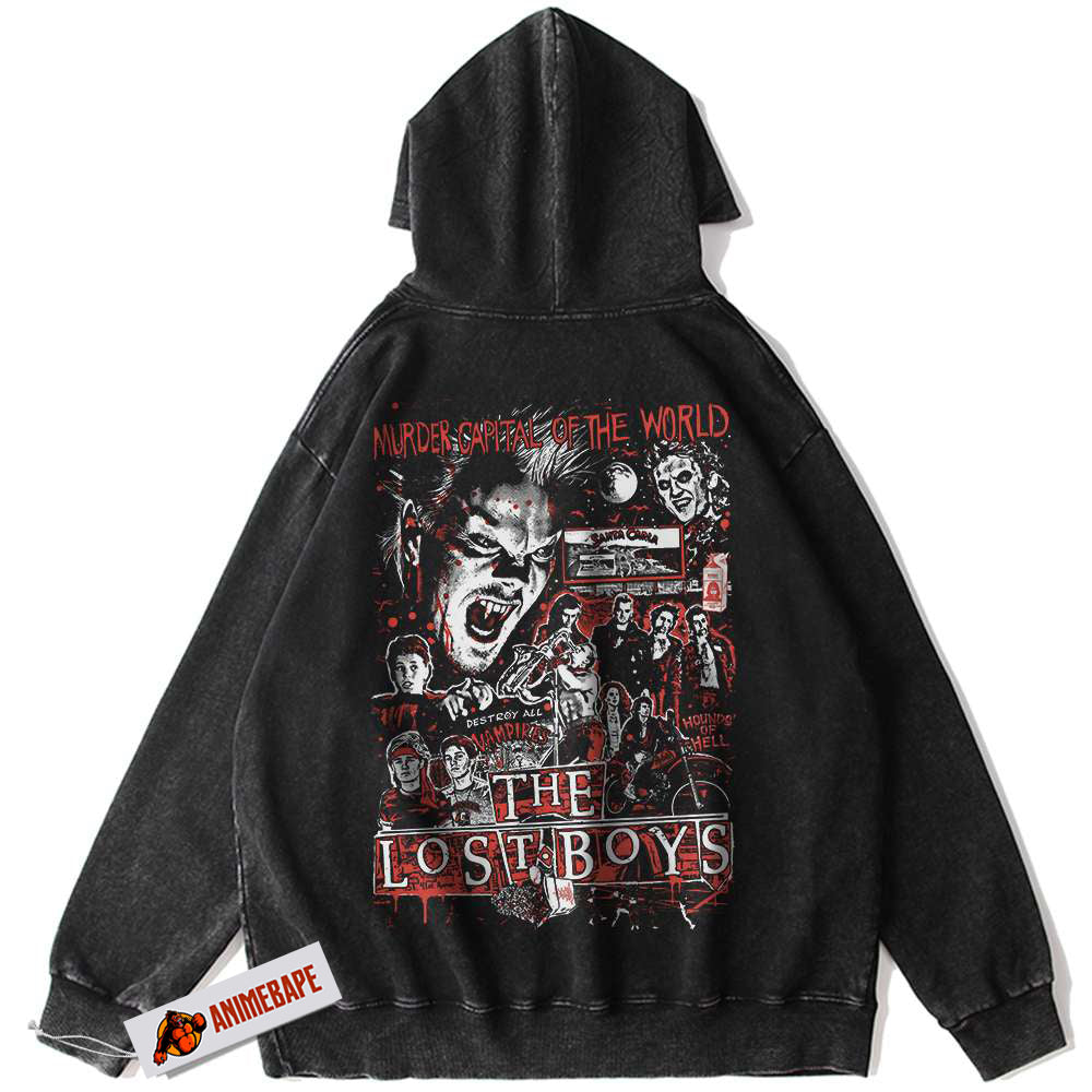 Lost Boys Vintage Horror Halloween Hoodie for Men and Women
