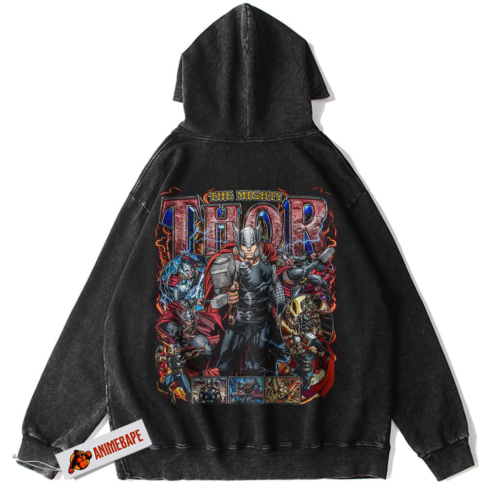 Marvel Thor Vintage Hoodie for Men and Women Thor Hoodie,