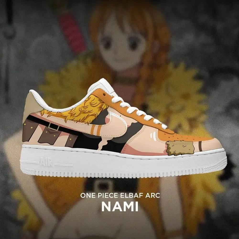 Nami One Piece Elbaf Arc Low Top Shoes