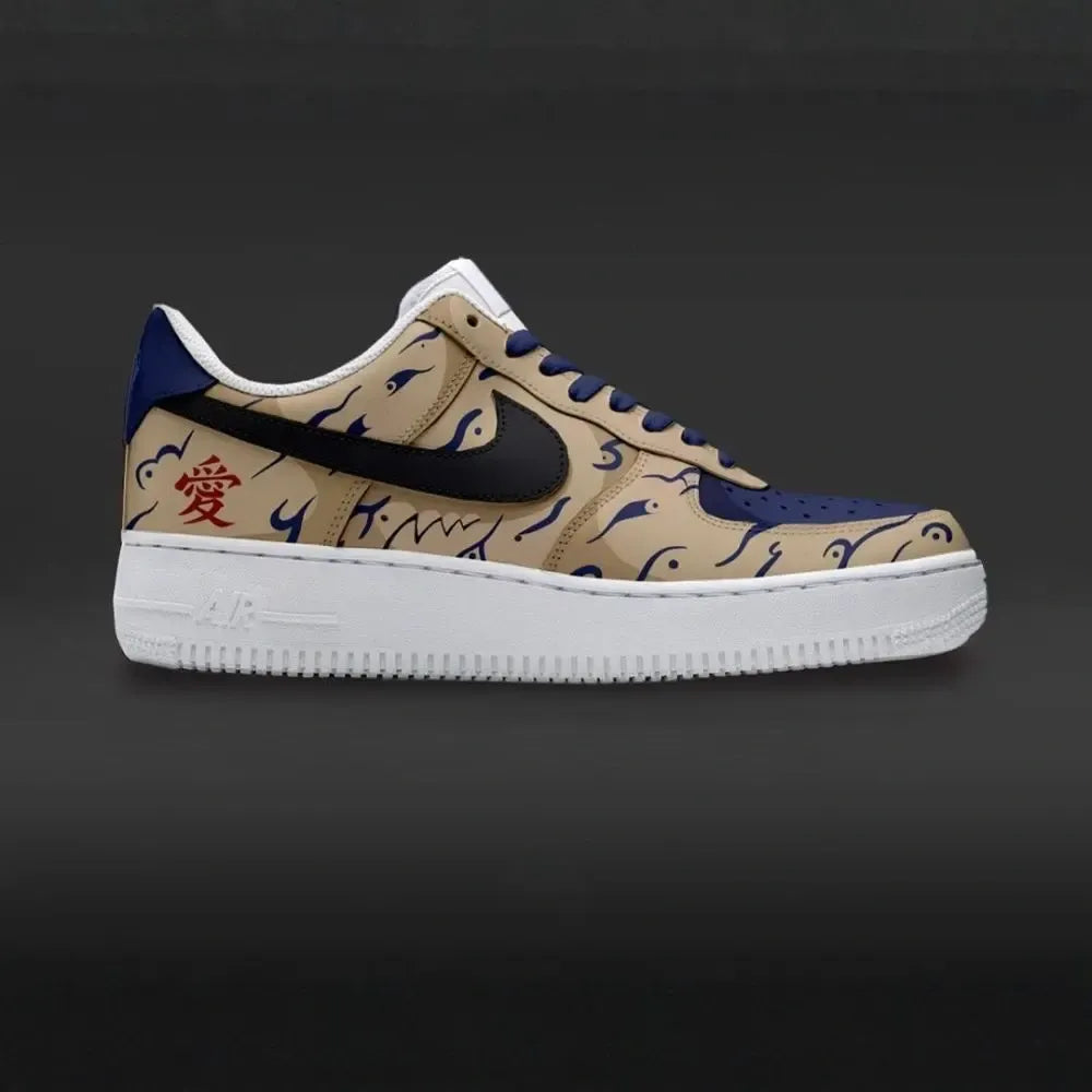 One-Tail Bijuu Shukaku Naruto Edition Low Top Shoes