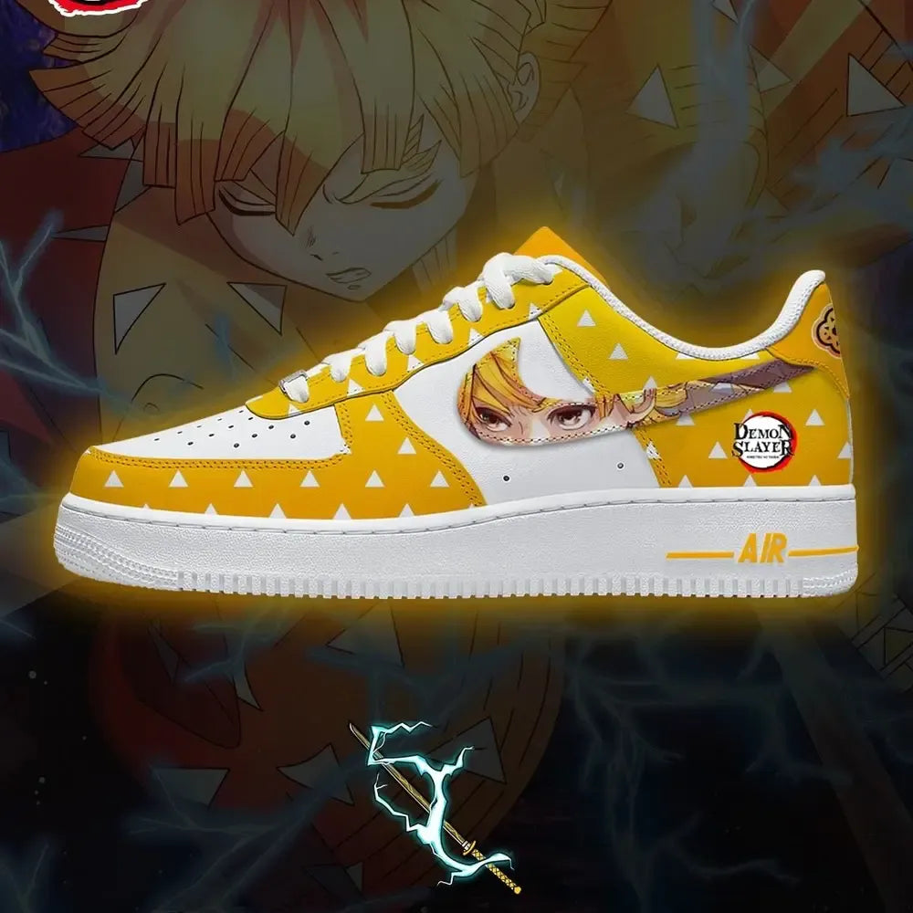 Zenitsu Agatsuma Demon Slayer Special Design Low Top Shoes
