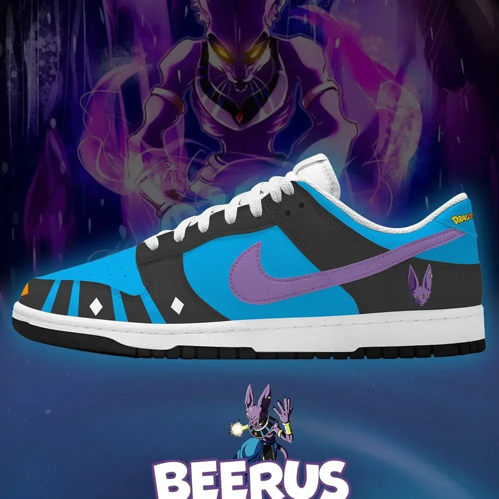 Beerus V.1 Dragon Ball Edition Low Top Shoes