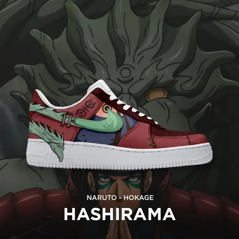 Hashirama Hokage Naruto Low Top Shoes